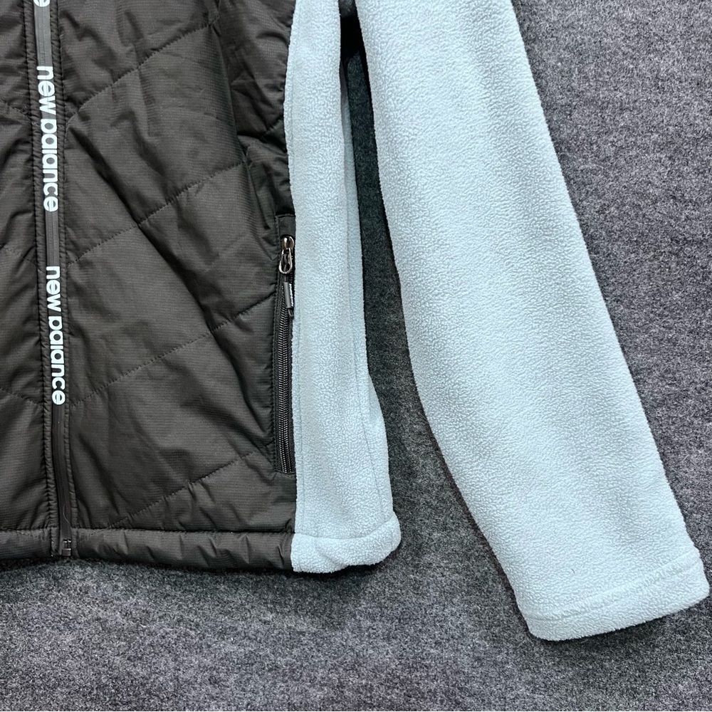 New Balance Men’s Full Zip Fleece Jacket Size M - Picture 4 of 13